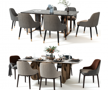 Modern Dining Table And Chairs-ID:151575097