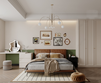 French Style Bedroom-ID:123639163