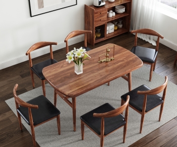 Nordic Style Dining Table And Chairs-ID:333909995