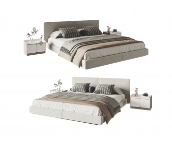  Double Bed-ID:711791992