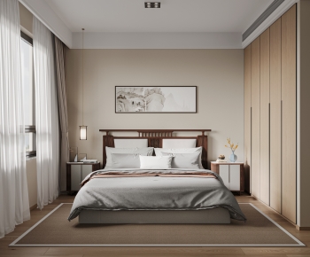 New Chinese Style Bedroom-ID:479283098