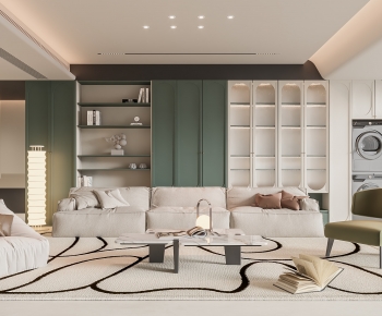 Modern A Living Room-ID:832579153