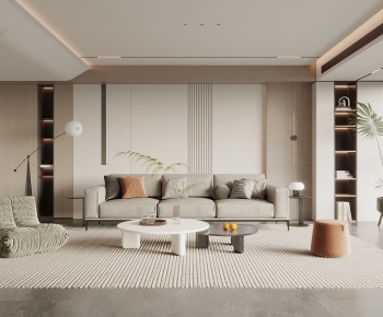 Modern A Living Room-ID:625641115