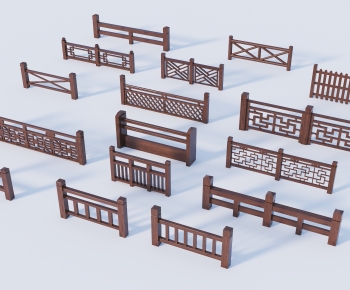 New Chinese Style Guardrail-ID:643626939