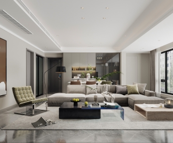 Modern A Living Room-ID:497579664