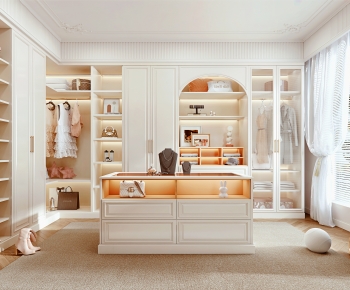 Simple European Style Clothes Storage Area-ID:895860214