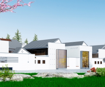 Chinese Style Villa Appearance-ID:845071081