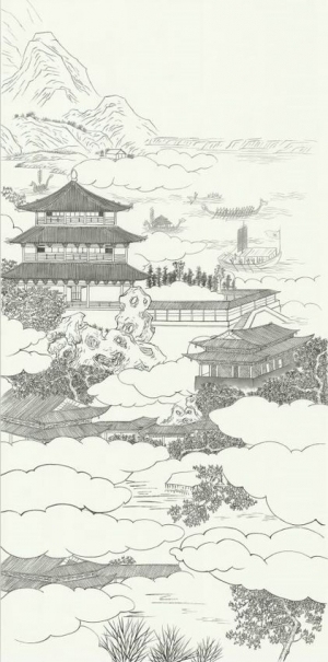 New Chinese StyleArchitectural Painting