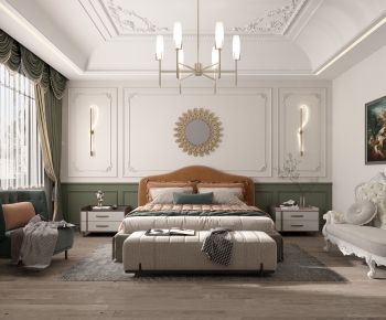 French Style Bedroom-ID:718892106