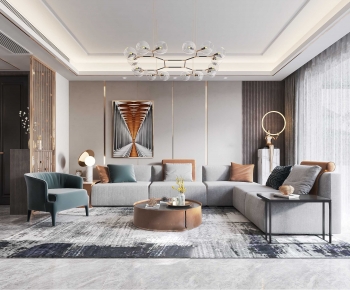 Modern A Living Room-ID:246534115