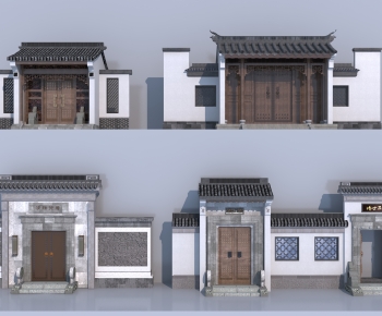 Chinese Style Facade Element-ID:649081955