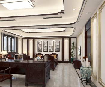 Chinese Style Manager's Office-ID:876878027