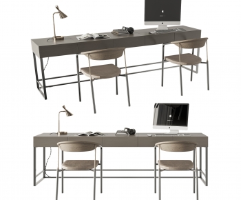  Computer Desk And Chair-ID:401530989
