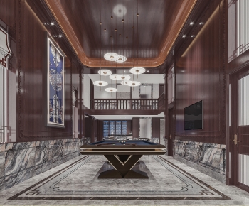 Chinese Style Billiards Room-ID:969003926