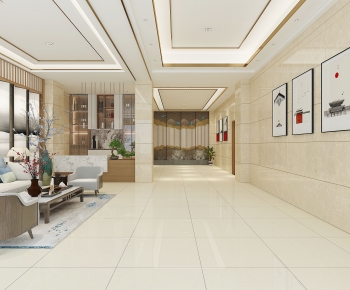 New Chinese Style Lobby Hall-ID:621742013