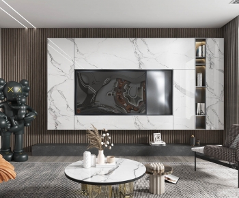 Modern A Living Room-ID:681843047