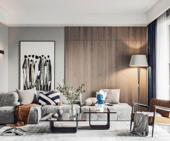 Modern A Living Room-ID:205491079