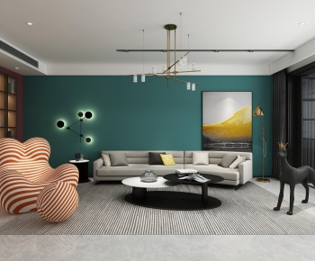 Modern A Living Room-ID:161233902