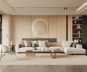 Modern A Living Room-ID:529405126