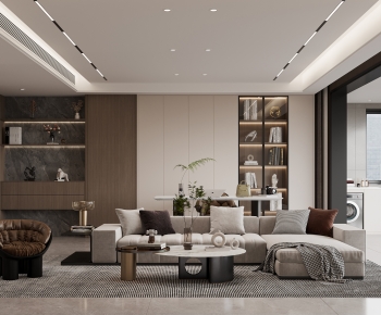 Modern A Living Room-ID:501434099