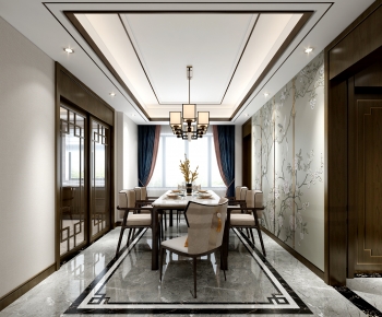 New Chinese Style Dining Room-ID:454231021