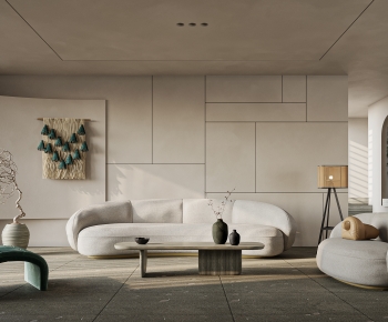 Wabi-sabi Style A Living Room-ID:931590082