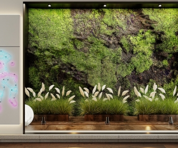 现代室内植物墙植物造景小品-ID:853234053