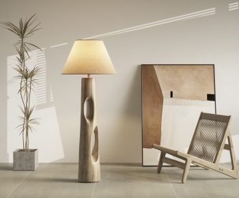 Wabi-sabi Style Floor Lamp-ID:933410887