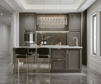 French Style Open Kitchen-ID:700179107