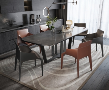 Modern Dining Table And Chairs-ID:635689977