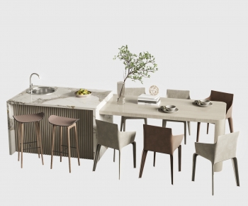 Modern Dining Table And Chairs-ID:710027931