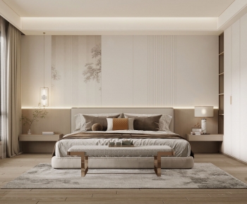 New Chinese Style Bedroom-ID:275878915