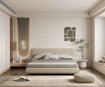 Wabi-sabi Style Bedroom-ID:935390002