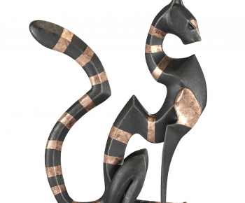 现代抽象动物雕塑摆件-ID:270819906