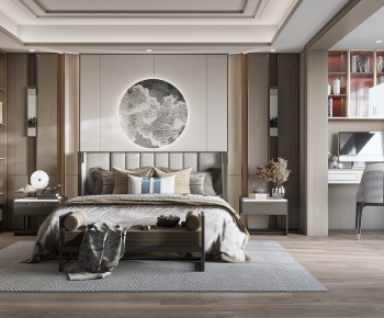 New Chinese Style Bedroom-ID:944561008