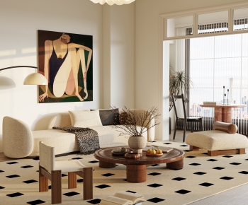 Wabi-sabi Style A Living Room-ID:562187918