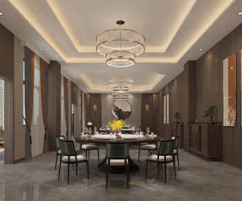 New Chinese Style Dining Room-ID:752819067