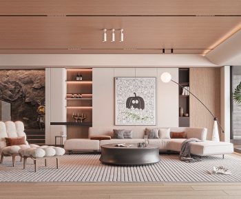 Modern A Living Room-ID:762170082