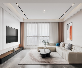 Modern A Living Room-ID:836468942