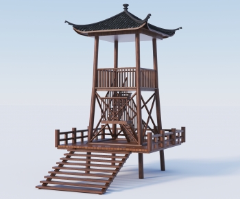 New Chinese Style Building Component-ID:704989911