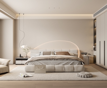 Wabi-sabi Style Bedroom-ID:652848012