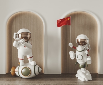 现代宇航员雕塑摆件-ID:971589096