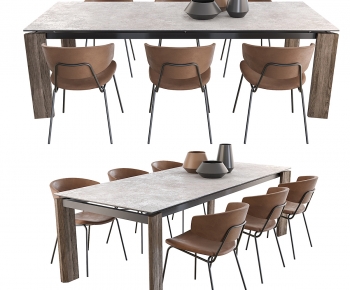 Modern Dining Table And Chairs-ID:213195091