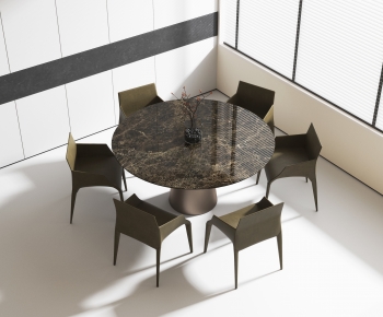 Modern Dining Table And Chairs-ID:864489088