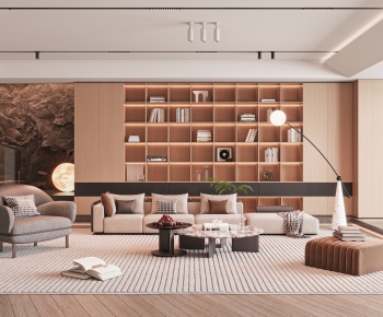 Modern A Living Room-ID:237833983