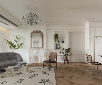 French Style A Living Room-ID:468312985
