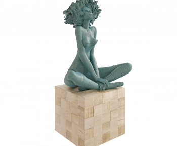 现代女性雕塑-ID:116550999