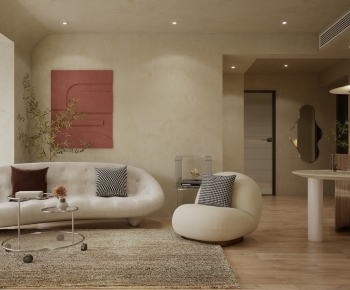 Wabi-sabi Style A Living Room-ID:362644912