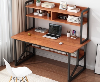 Nordic Style Computer Desk And Chair-ID:586811075