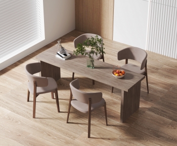 Modern Dining Table And Chairs-ID:281826979